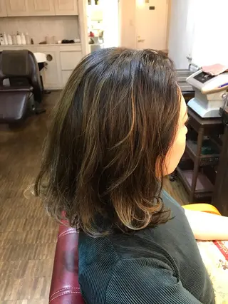 ミディアム カラー 💎透明感カラー特化 💎TAISEIのヘアスタイル