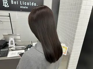 セミロング カラー 古田 昂也のヘアスタイル