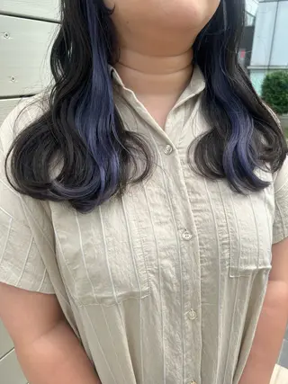 ロング カラー ヘアアレンジ yuka .のヘアスタイル