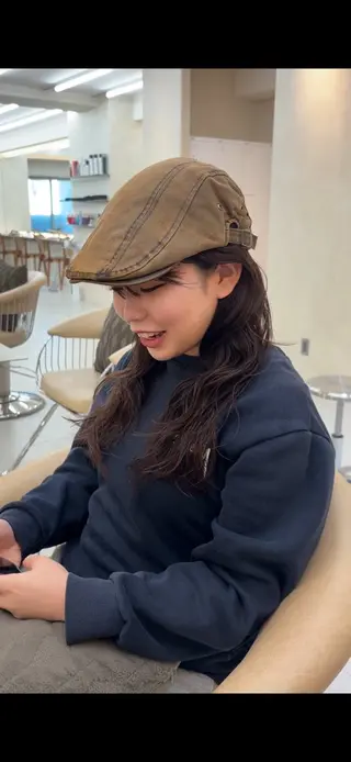 ロング カラー パーマ 撮影モデル 様募集中🫧ももかのヘアスタイル