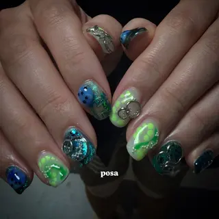 ネイル posa nail モエミのネイルデザイン