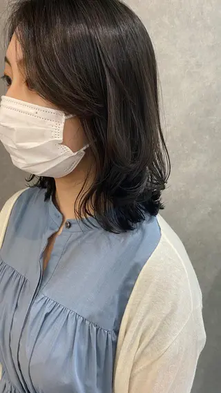 ミディアム カラー Bianca  代表 硲　貴亮【東武練馬】のヘアスタイル