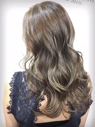 セミロング カラー イメチェン☆丁寧接客 田中 優貴のヘアスタイル