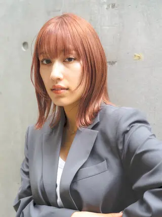 ミディアム カラー 🦋透明感カラー / 森脇　大登のヘアスタイル