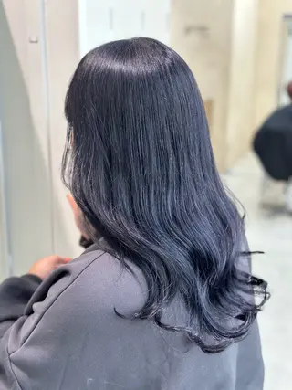 セミロング カラー 🤍透明感カラー🤍 Moeのヘアスタイル