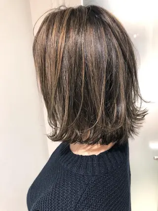 ミディアム 松永 雄樹のヘアスタイル