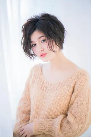 ショート パーマ 笠谷 正之のヘアスタイル