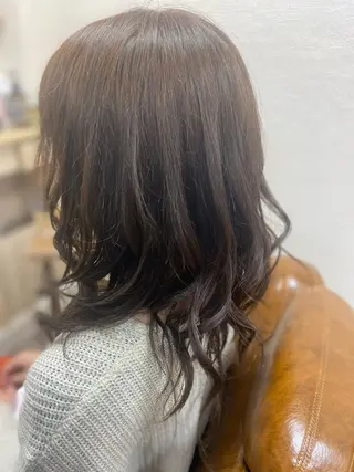 セミロング カラー 後藤 征信のヘアスタイル