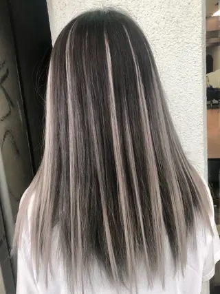 カラー ダブルスキルエクステ /羽エクステ白石宇由のヘアスタイル