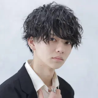 ショート メンズ ヘアアレンジ Mens salon ANDYのヘアスタイル
