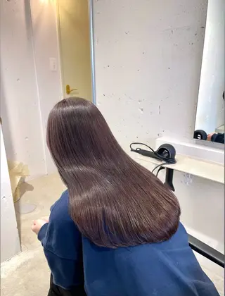 ロング カラー tim hinaのヘアスタイル