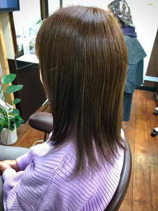 ミディアム キセ ワカナのヘアスタイル