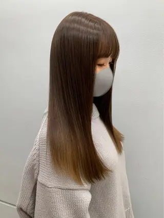 ロング 韓国ヘア🕊村上 ののこ🕊のヘアスタイル