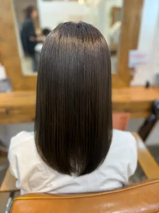 セミロング カラー 縮毛矯正/髪質改善/ 佐々木大輔のヘアスタイル