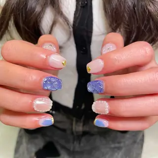 ネイル 楢本 彩耶のネイルデザイン