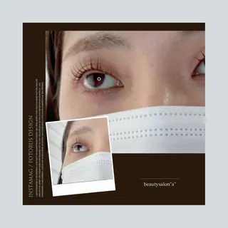 マツエク・マツパ BLACKTOPAZ 20のマツエク・マツパデザイン