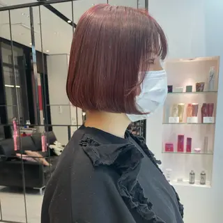 ミディアム カラー 相川 愛実のヘアスタイル