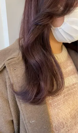 ロング カラー mae shiiharaのヘアスタイル