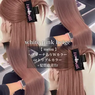 カラー 🩶透明感ブリーチ カラー🩶 maoのヘアスタイル