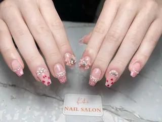 ネイル 💕鈴木ユリ パラジェル/オフ無料のネイルデザイン