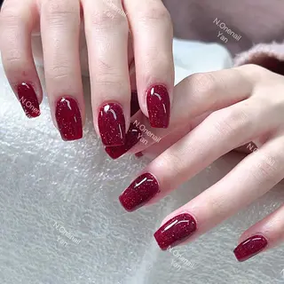 ネイル 長いだし/スカルプ/ パラシェルN.oneのネイルデザイン