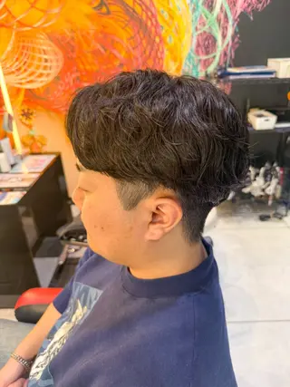パーマ メンズ レディースモデル募集 無料/田中海斗のヘアスタイル