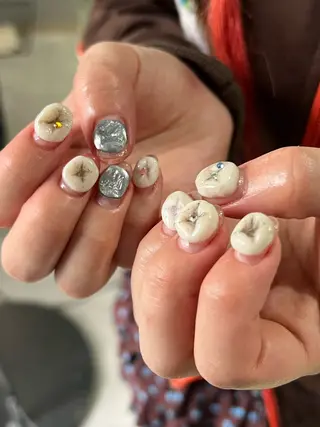 ネイル Hata nail 🎀個性派ニュアンスのネイルデザイン