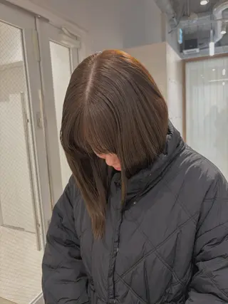 ミディアム カラー 砂原 ひよりのヘアスタイル