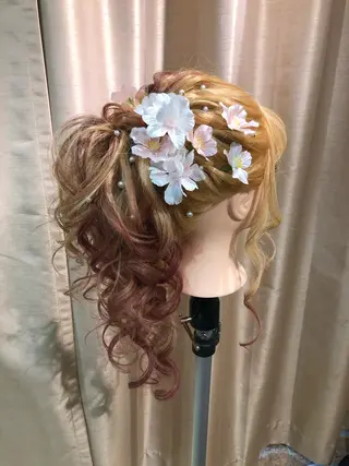 ヘアアレンジ 新宿ヘアセットメイク Asa-mのヘアスタイル