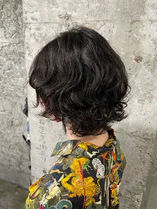 ショート パーマ hair deep /田口貴也のヘアスタイル
