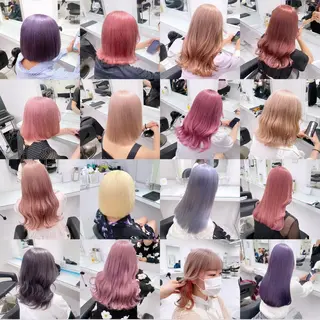 ロング カラー 暖色🩷透明感カラー ♡Maika♡のヘアスタイル