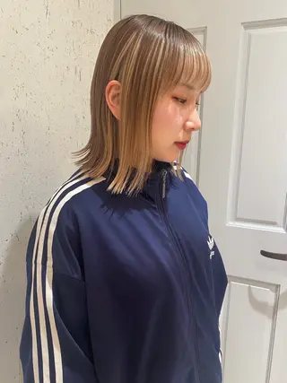 ミディアム カラー mai / linoah˚✧のヘアスタイル