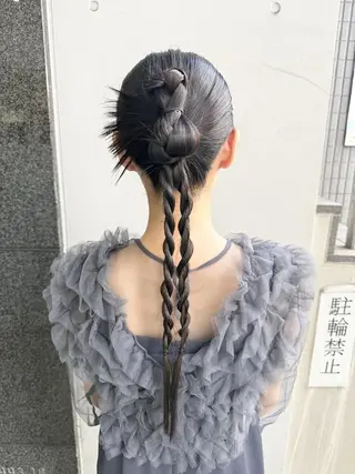 ヘアアレンジ FACE。 石川町のヘアスタイル