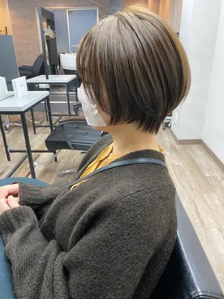 ショート カラー 🗻飯田誠也🗻 カットカラー得意のヘアスタイル