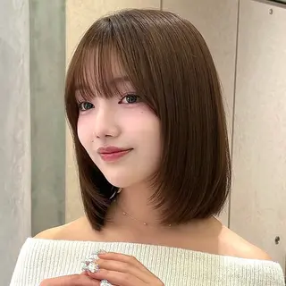 ミディアム 似合わせボブ🌟 艶髪特化💗村松優斗のヘアスタイル