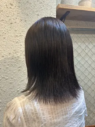 ミディアム カラー 🤡暖色レイヤー 🤡みさきのヘアスタイル