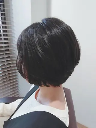 ミディアム パーマ ハイライト⭐️上野 高広のヘアスタイル