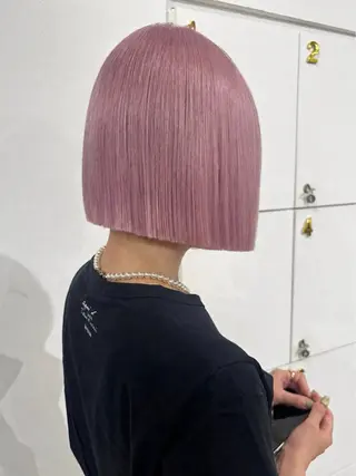 ミディアム ブリーチ透明感カラー 🍀mizuki🍀のヘアスタイル