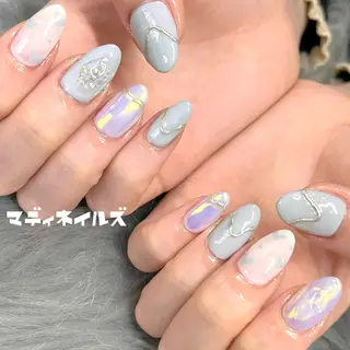 ネイル MADDYNAILS ✴︎柏痛ネイルのネイルデザイン