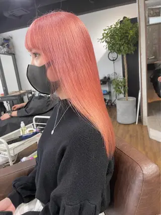 ロング カラー ARCANAブリーチ ダブルカラー🌟原宿のヘアスタイル