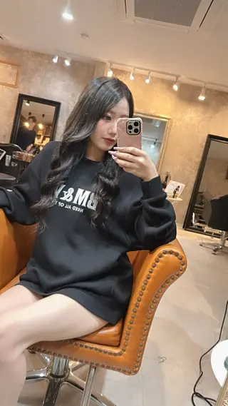 ロング Wakita Masakiのヘアスタイル