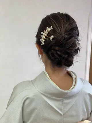 セミロング 岡本 拓朗のヘアスタイル