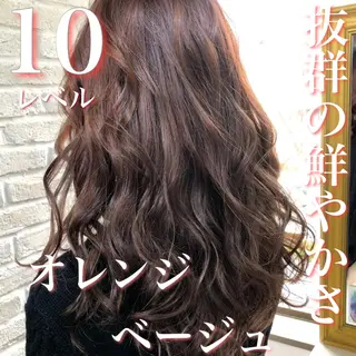 セミロング カラー Soleria 田中慎一のヘアスタイル