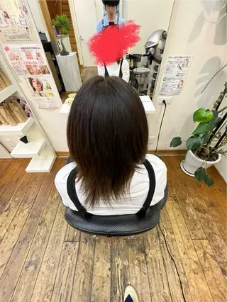ミディアム カラー 🦒galaxy フセヨシキ🏍️のヘアスタイル