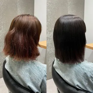 セミロング 髪質改善ヘアケア 艶髪特化/上田のヘアスタイル