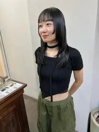 ロング 千葉 郁也のヘアスタイル