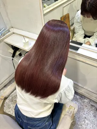 ロング カラー 柔らかベージュ 🤎YUKAのヘアスタイル