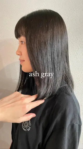 ミディアム カラー 吉田一輝 外国人パーマのヘアスタイル