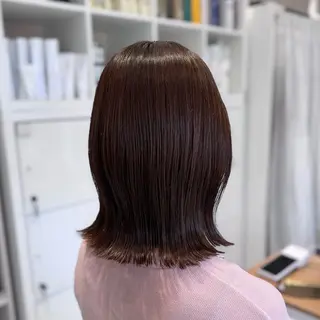 ミディアム カラー 田島拓海 ボブカットのヘアスタイル