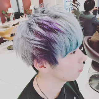 ショート カラー 難しい髪質の縮毛矯正 高岡/射水/髪質改善のヘアスタイル